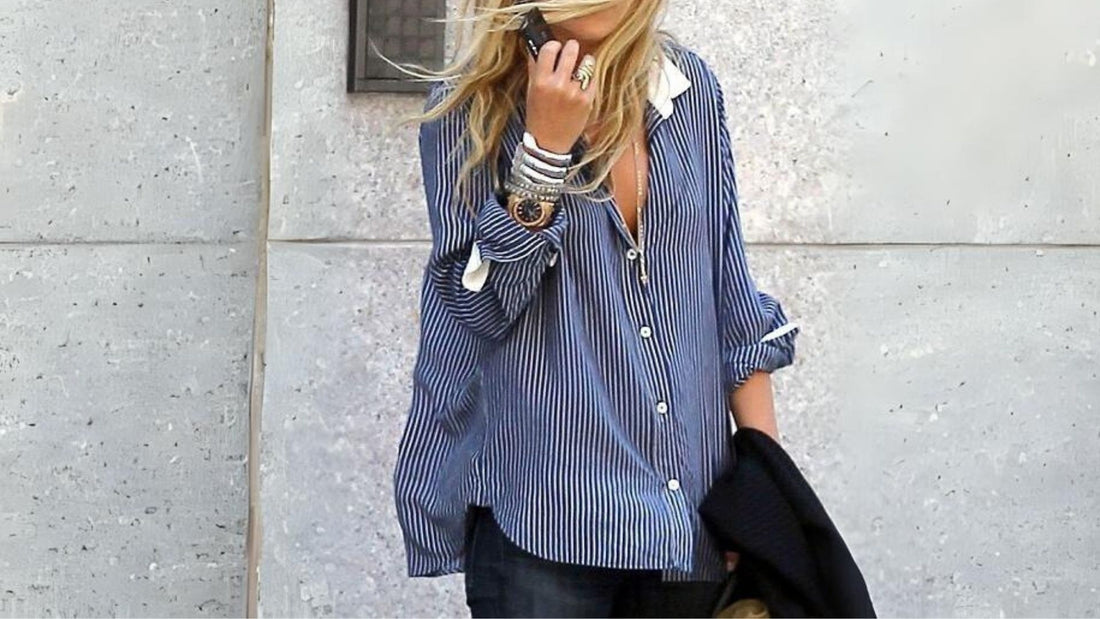Banker's shirt street-style trend