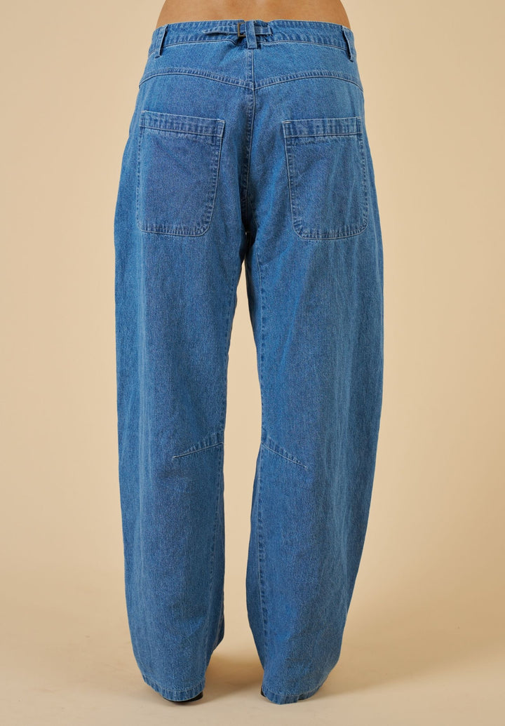 Aosta Linen Denim Pants
