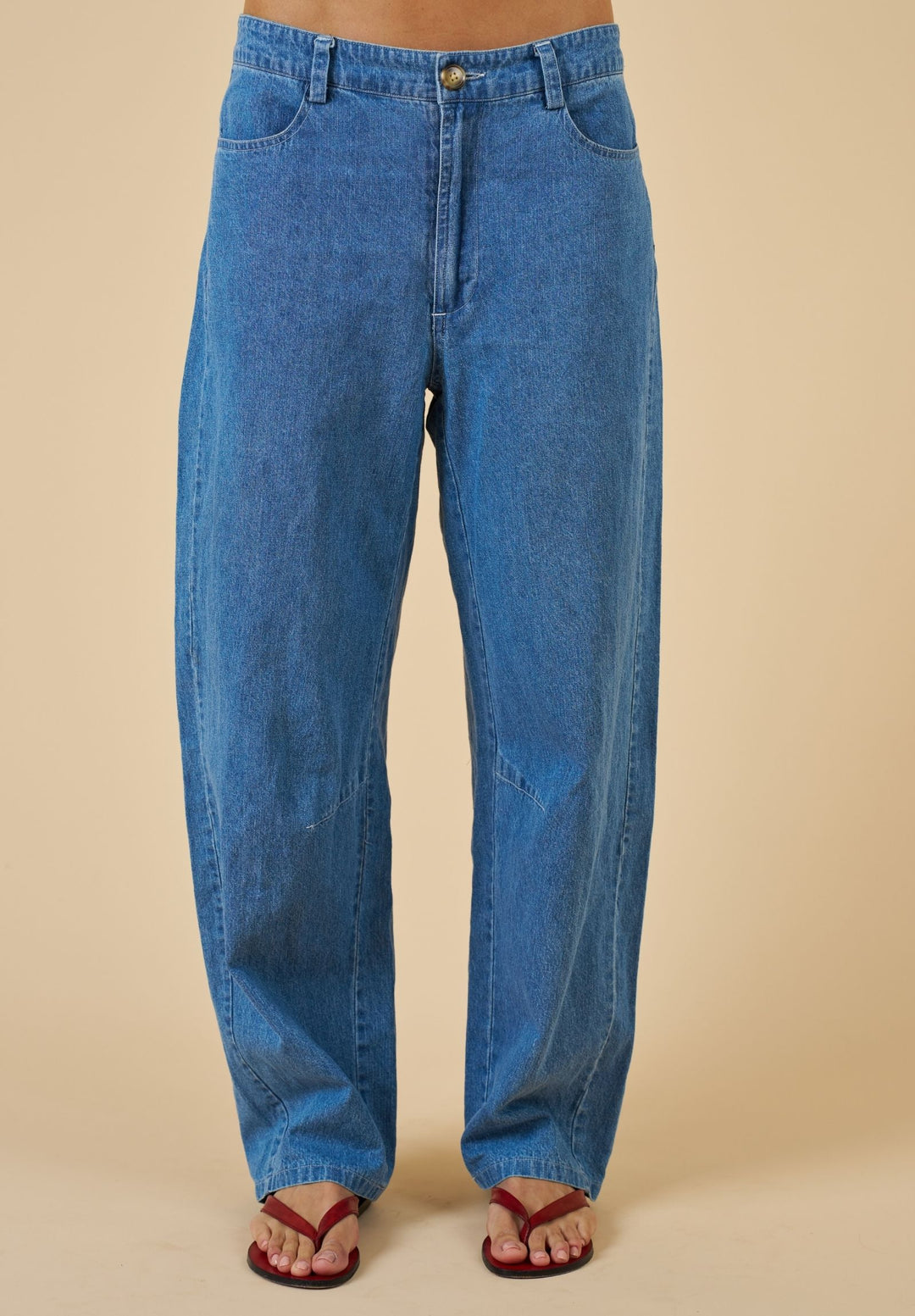 Aosta Linen Denim Pants