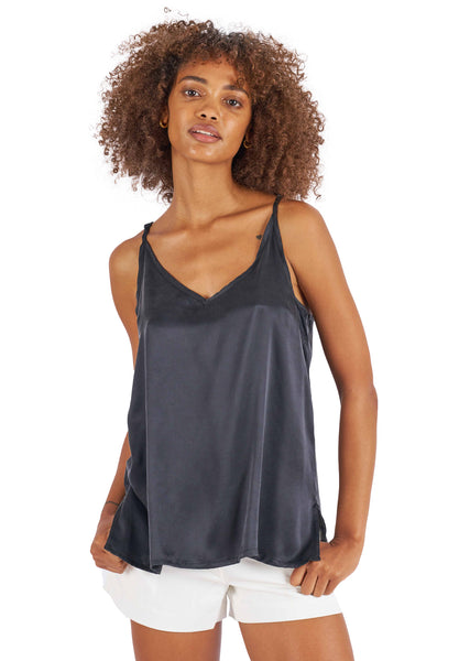 Sexy Black Cami - Lace Tank Top - Satin Cami Top - Basic Cami Top - Lulus