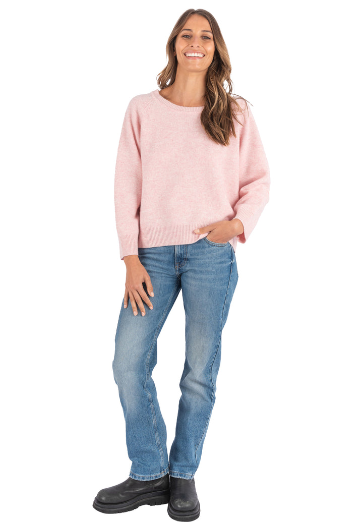 Cristina Pink Pure Merino Wool Sweater