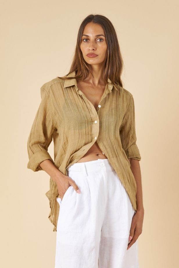 Buy Two Crinkle Linen Shirts | Save $30