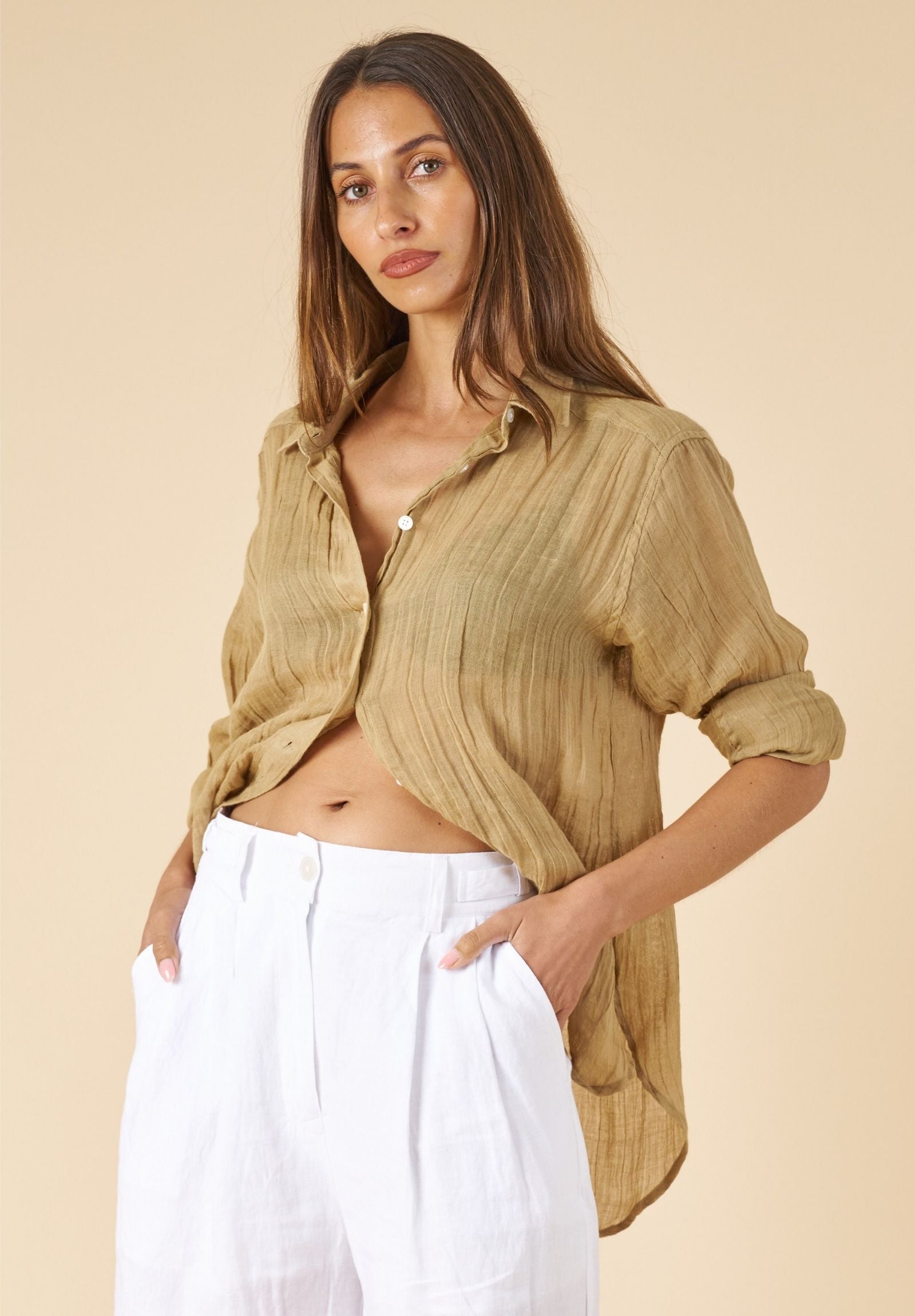 Crinkle-Shirt