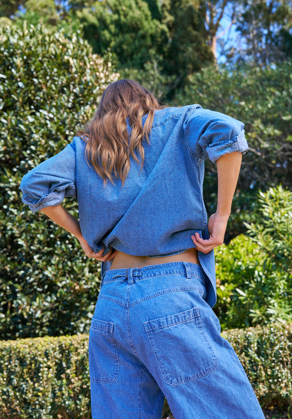 Aosta Linen Denim Pants
