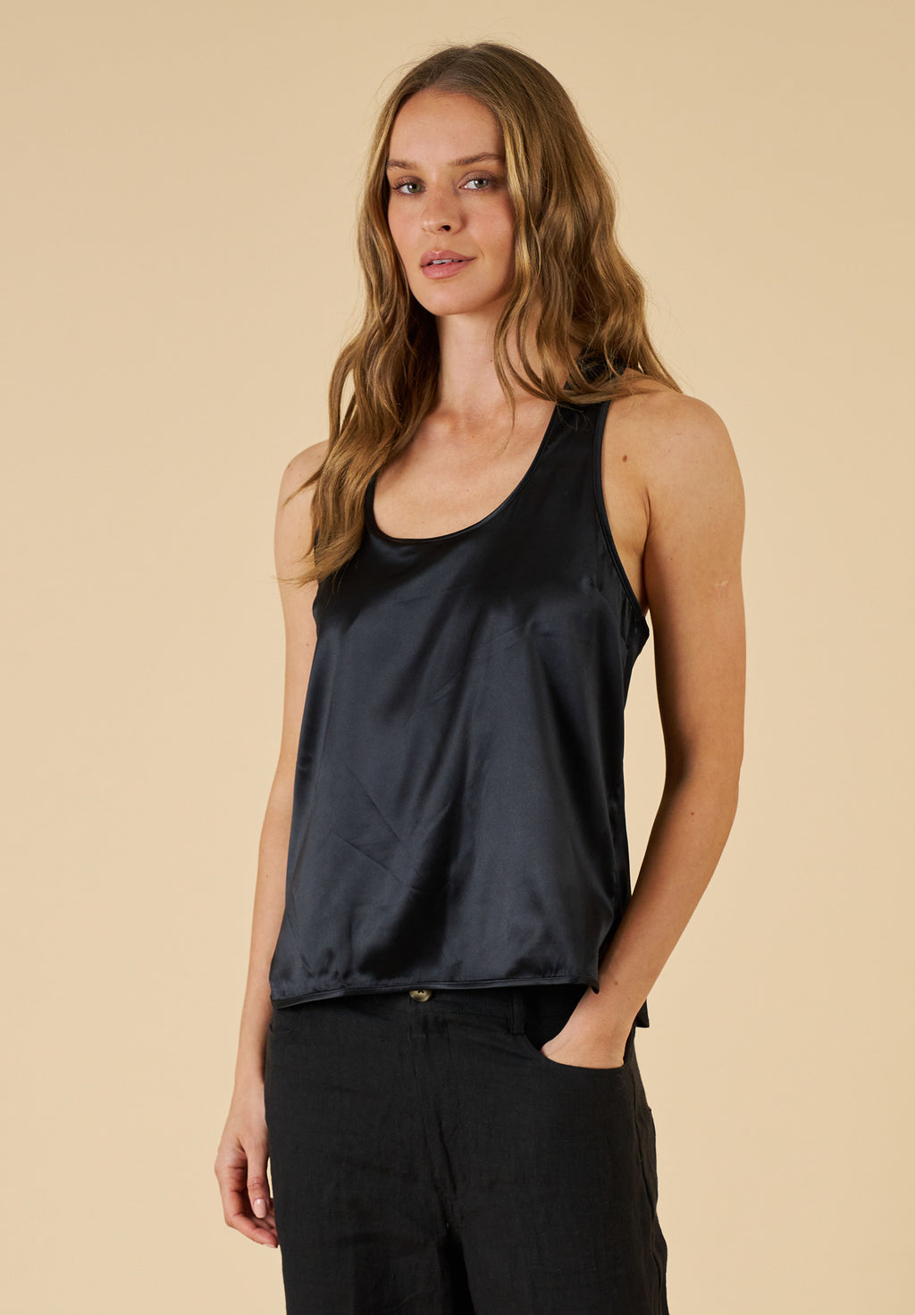 Lulu-Silk Racer Black