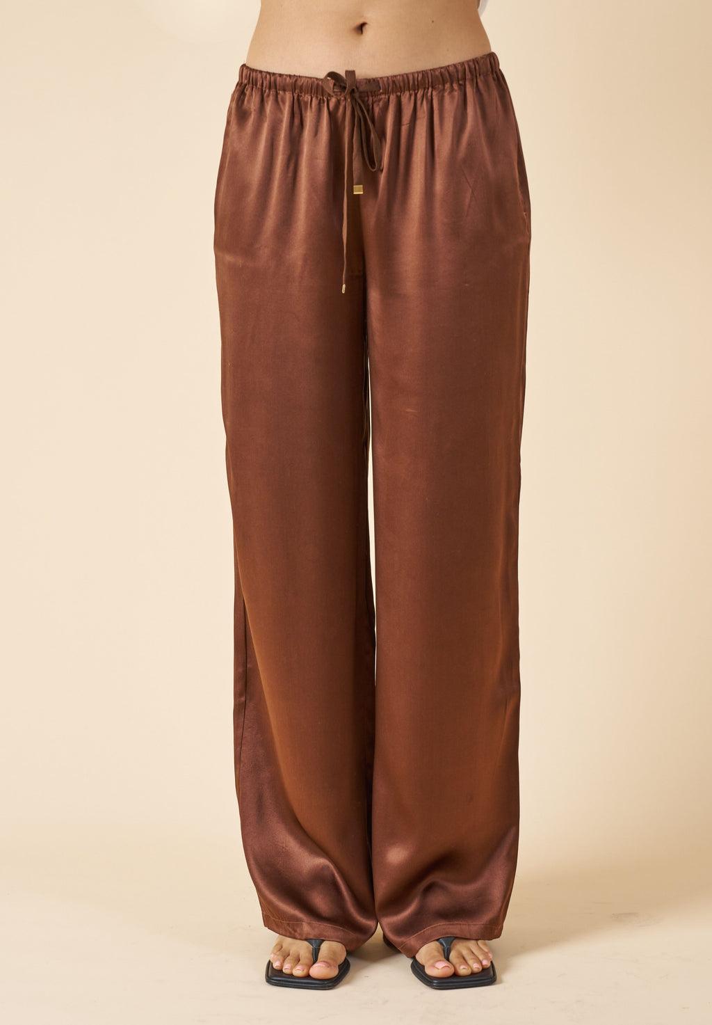 Lulu-Pants Mocha Silk