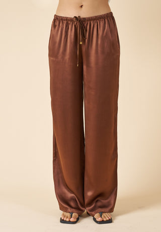 Lulu-Pants Mocha Silk