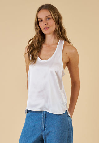 Lulu-Silk Racer White