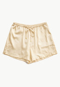 Lulu-Silk Shorts Biscuit