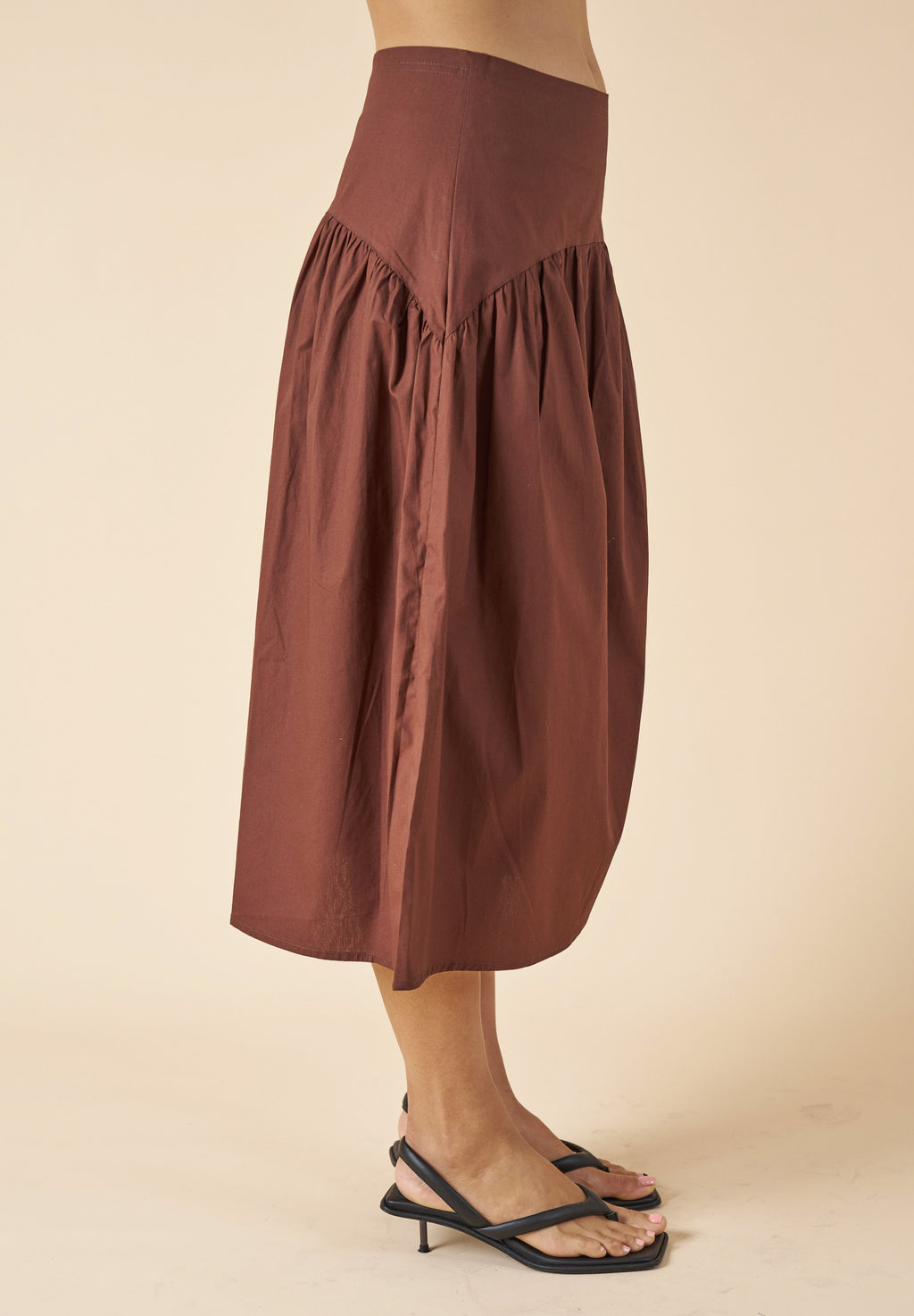 Mare Moka Cotton Skirt