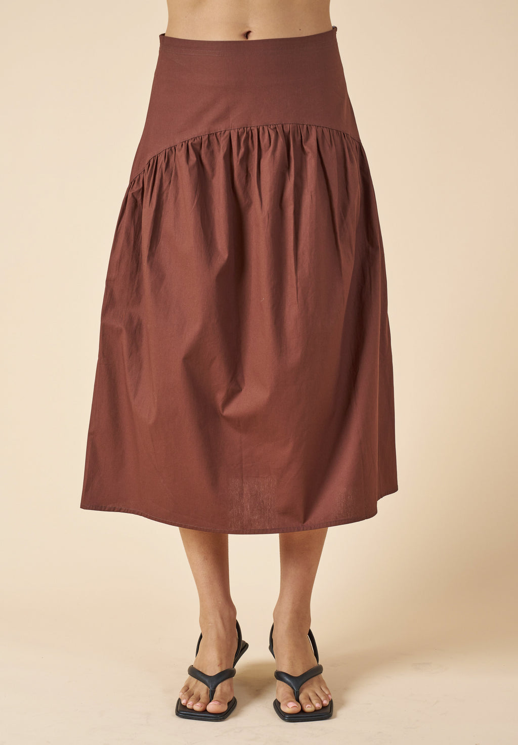 Mare Moka Cotton Skirt