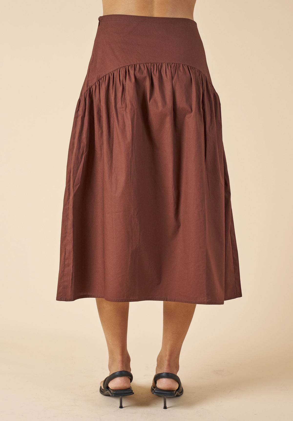 Mare Moka Cotton Skirt