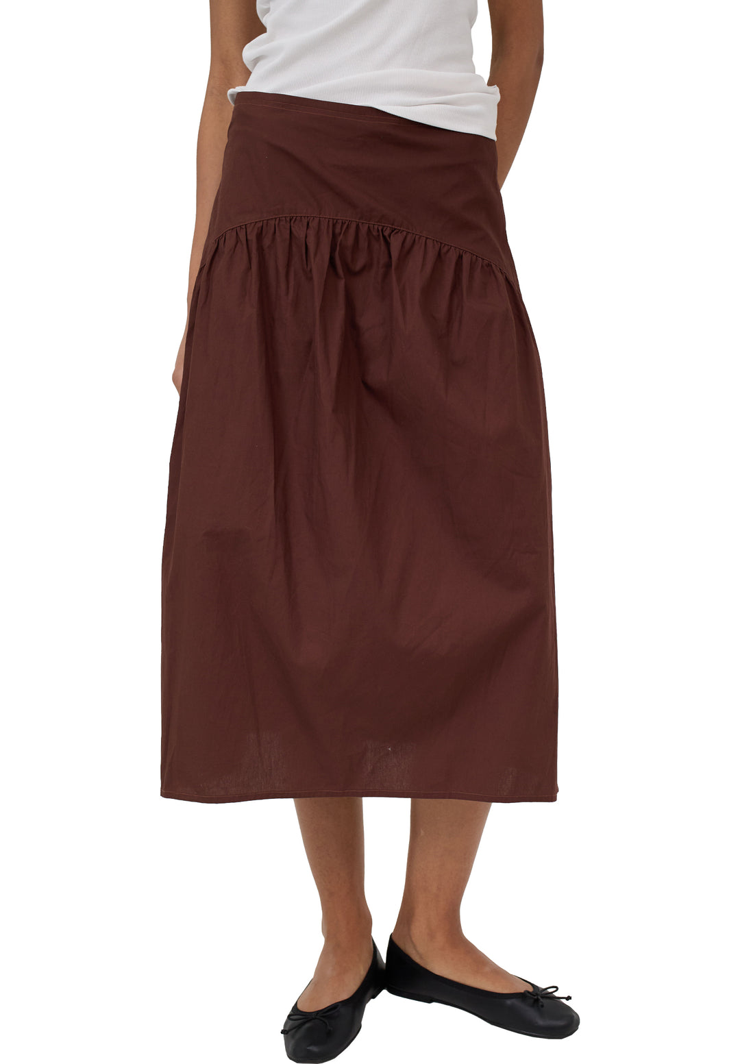 Mare Moka Cotton Skirt