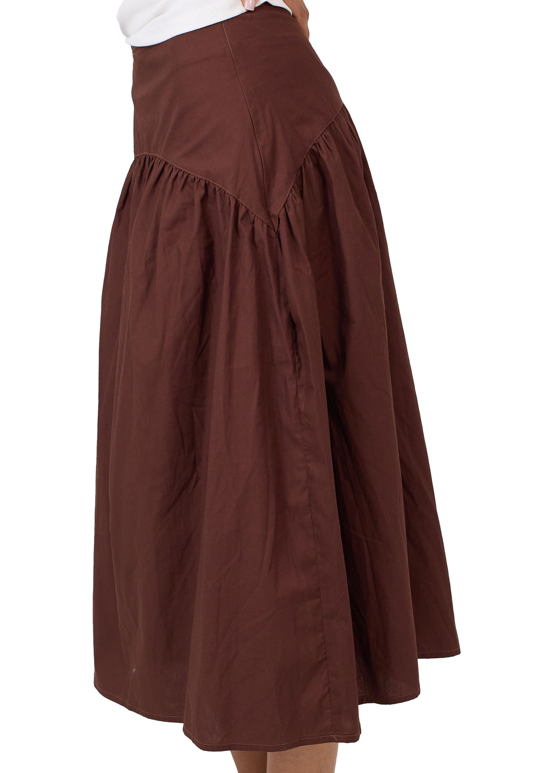 Mare Moka Cotton Skirt