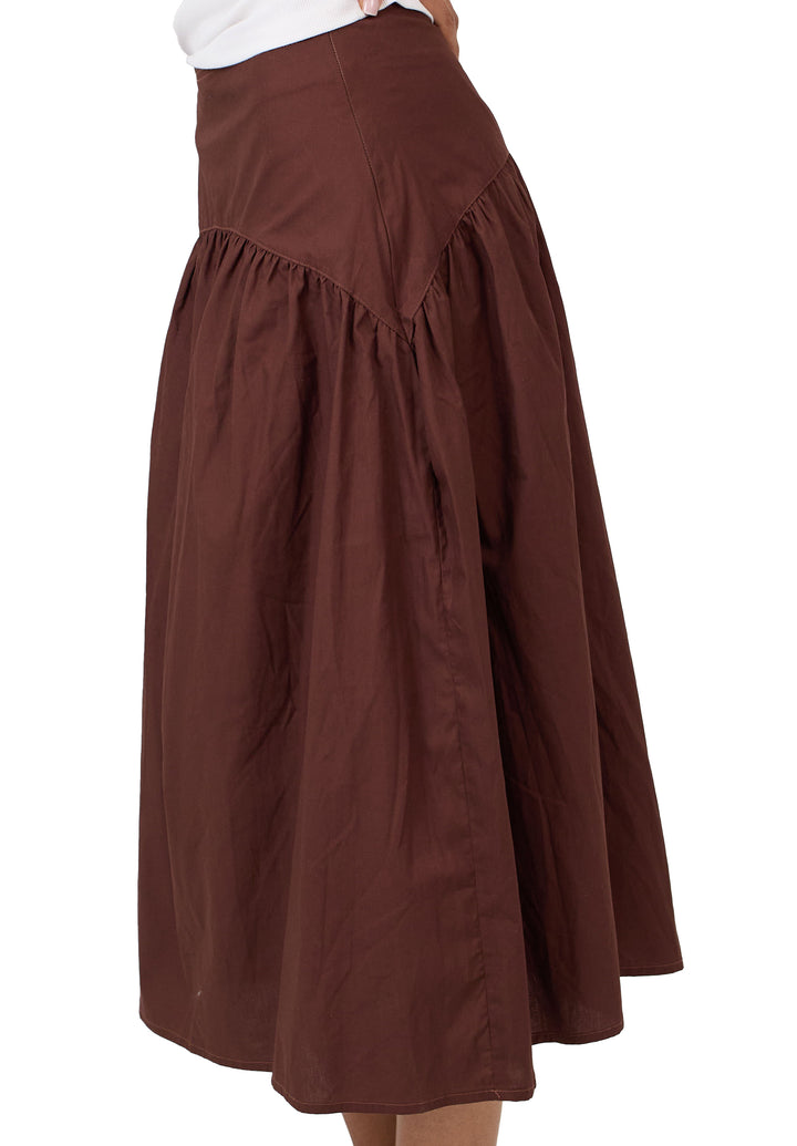 Mare Moka Cotton Skirt