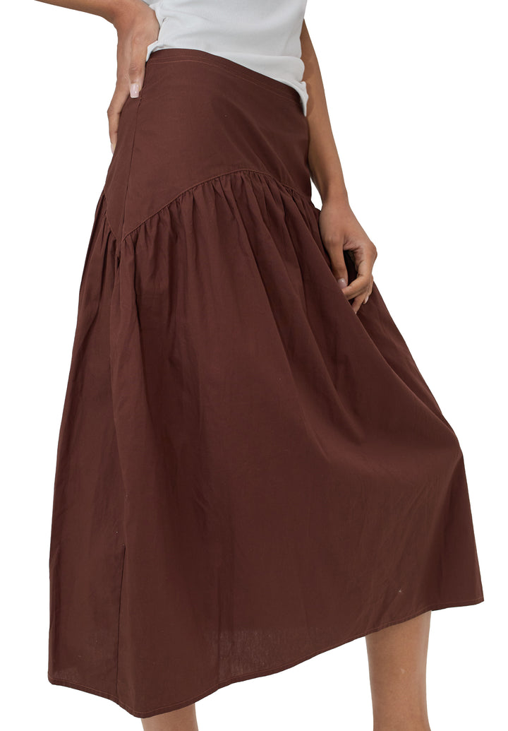 Mare Moka Cotton Skirt