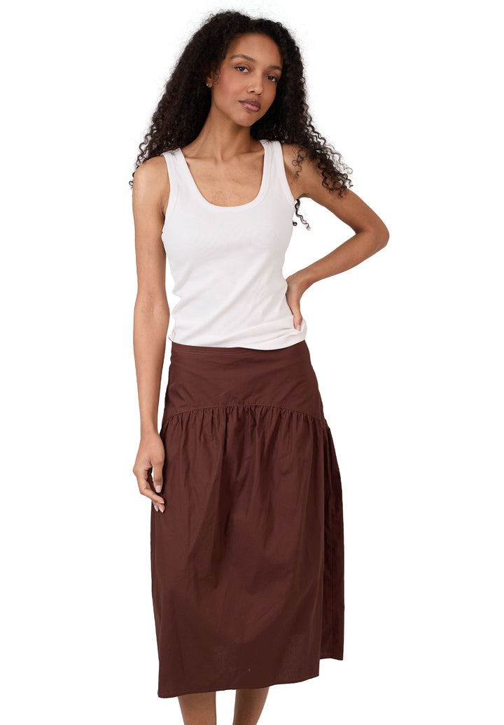 Mare Moka Cotton Skirt