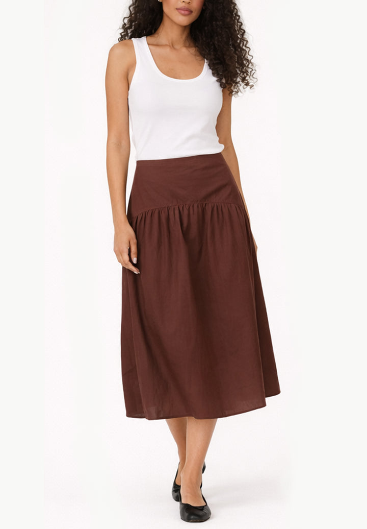 Mare Moka Cotton Skirt