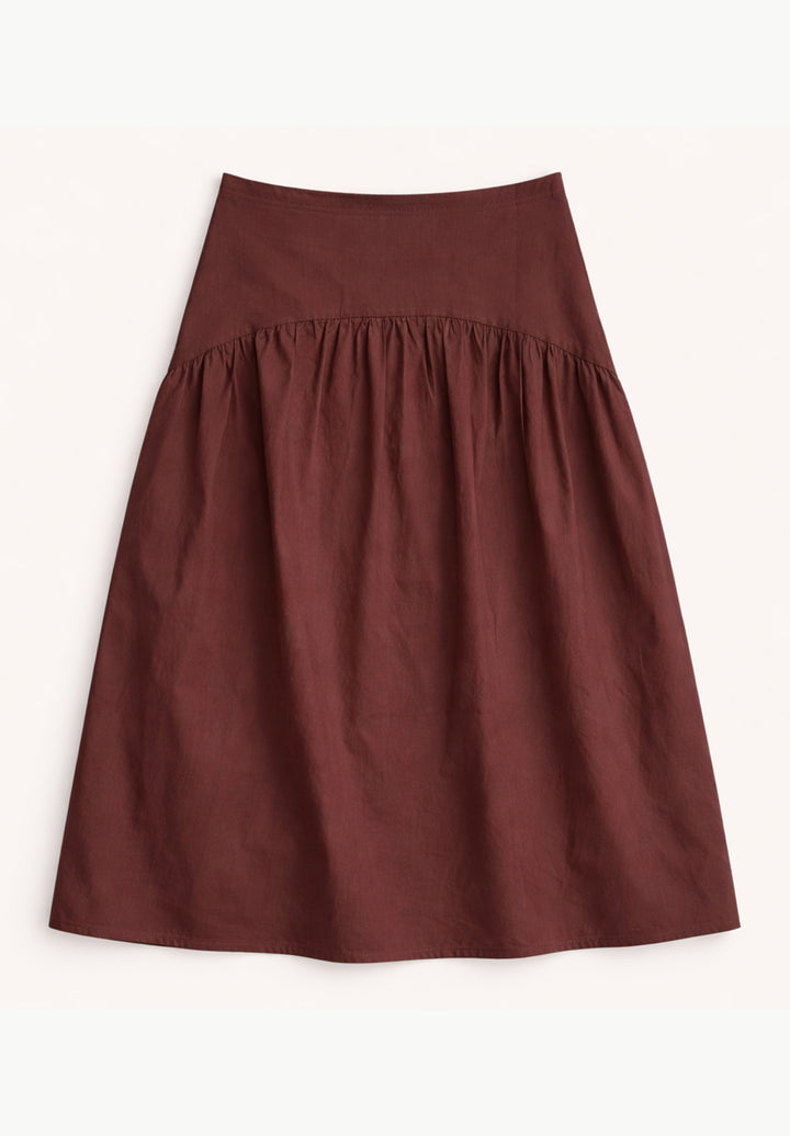 Mare Moka Cotton Skirt