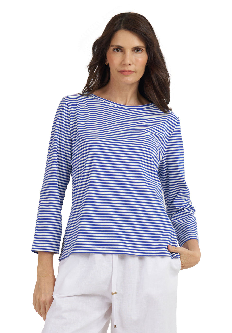 Marina Hooded Stripe Shirt main image 0