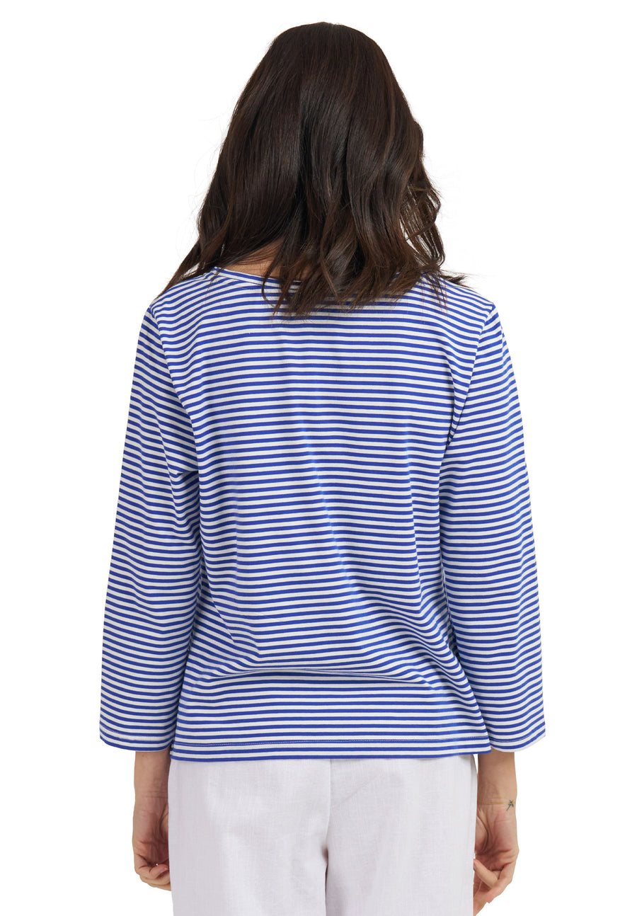 Marigold, Riviera Tie-up Shirt, Blue