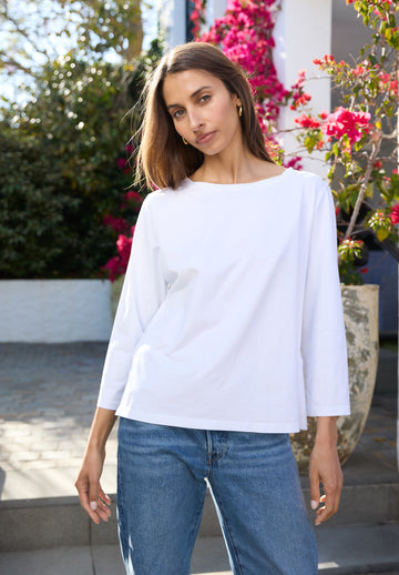 Marina basic 3/4 sleeve tee