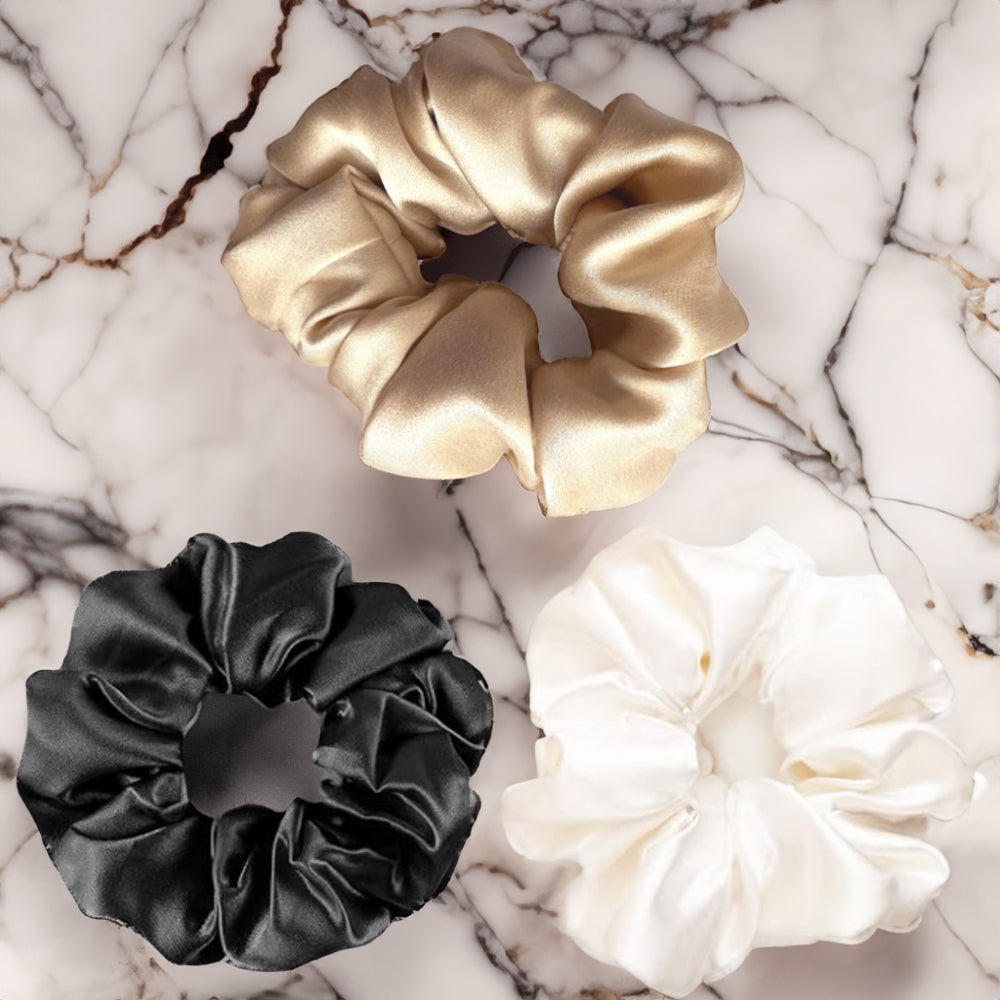 Gift 3 Pack Silk Scrunchies