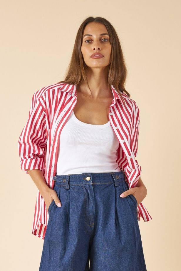 Buy Two Oversize Cotton Shirts | Save  $20
