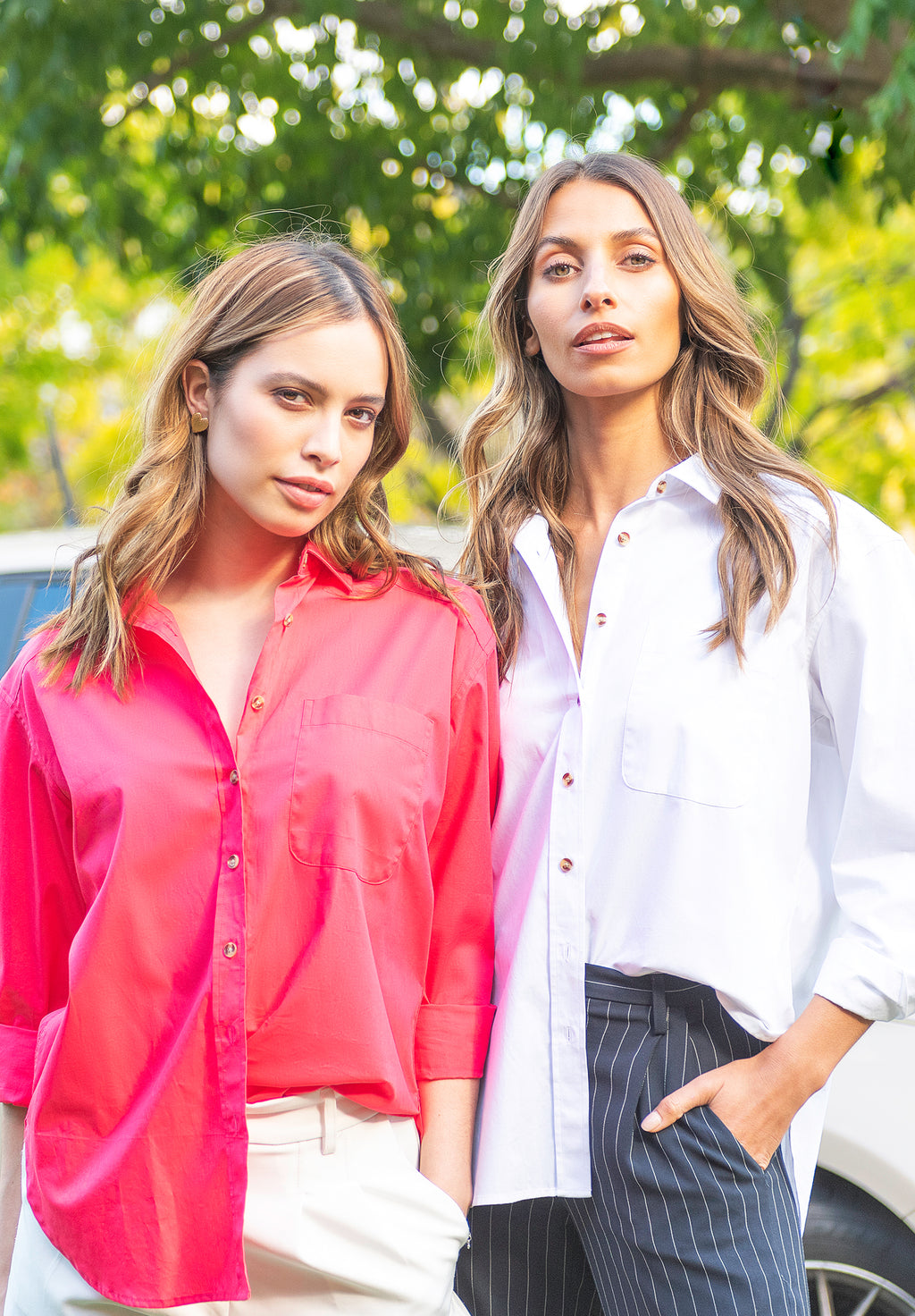 Poppy White Oversized Shirt