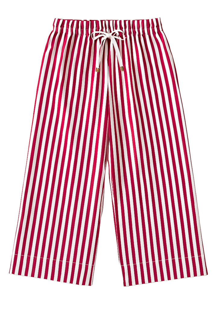 Palazzo Red Stripes Pants