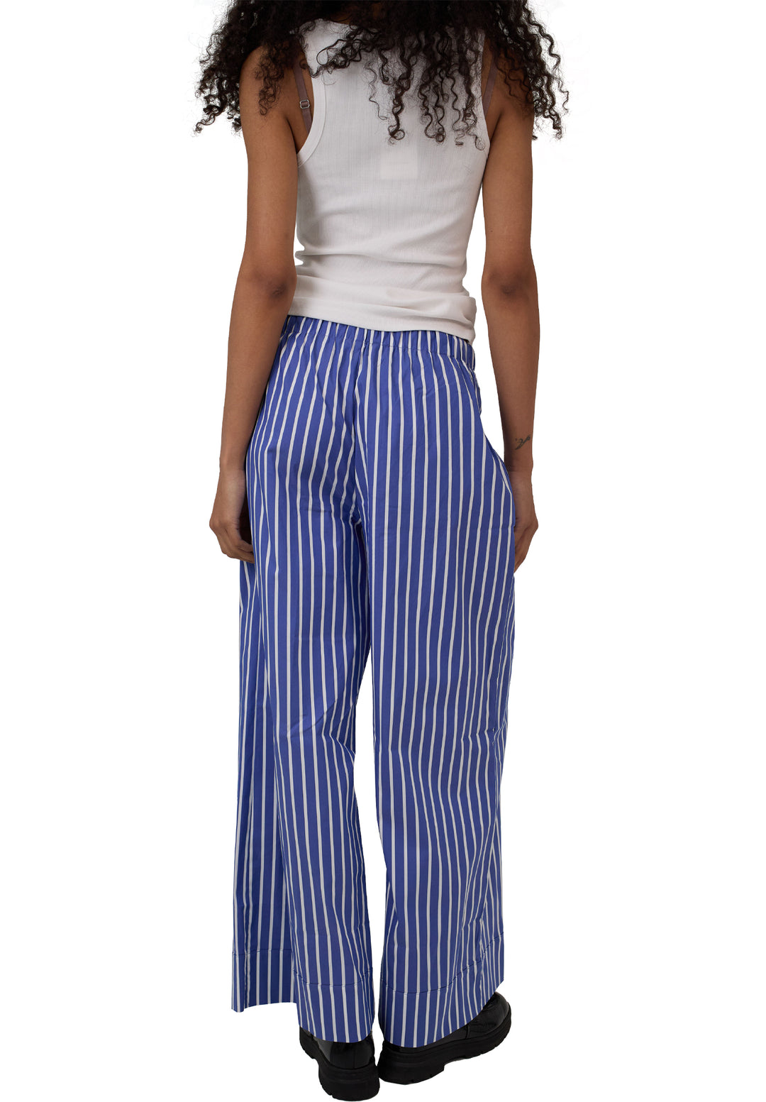 Palazzo Dark Blue Stripes Pants