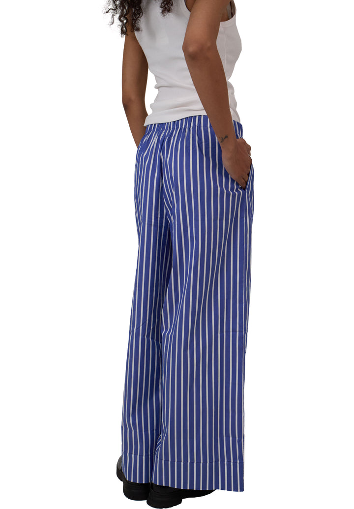 Palazzo Dark Blue Stripes Pants