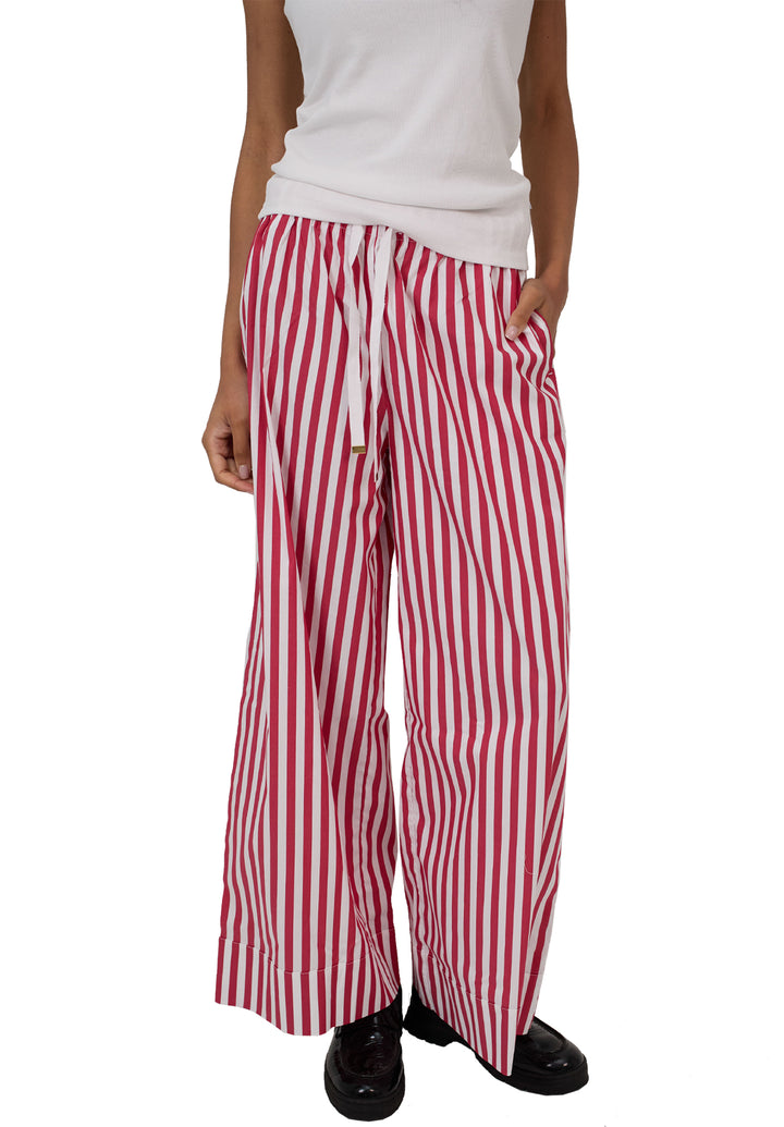 Palazzo Red Stripes Pants
