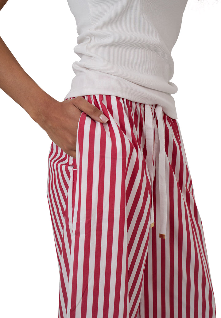 Palazzo Red Stripes Pants