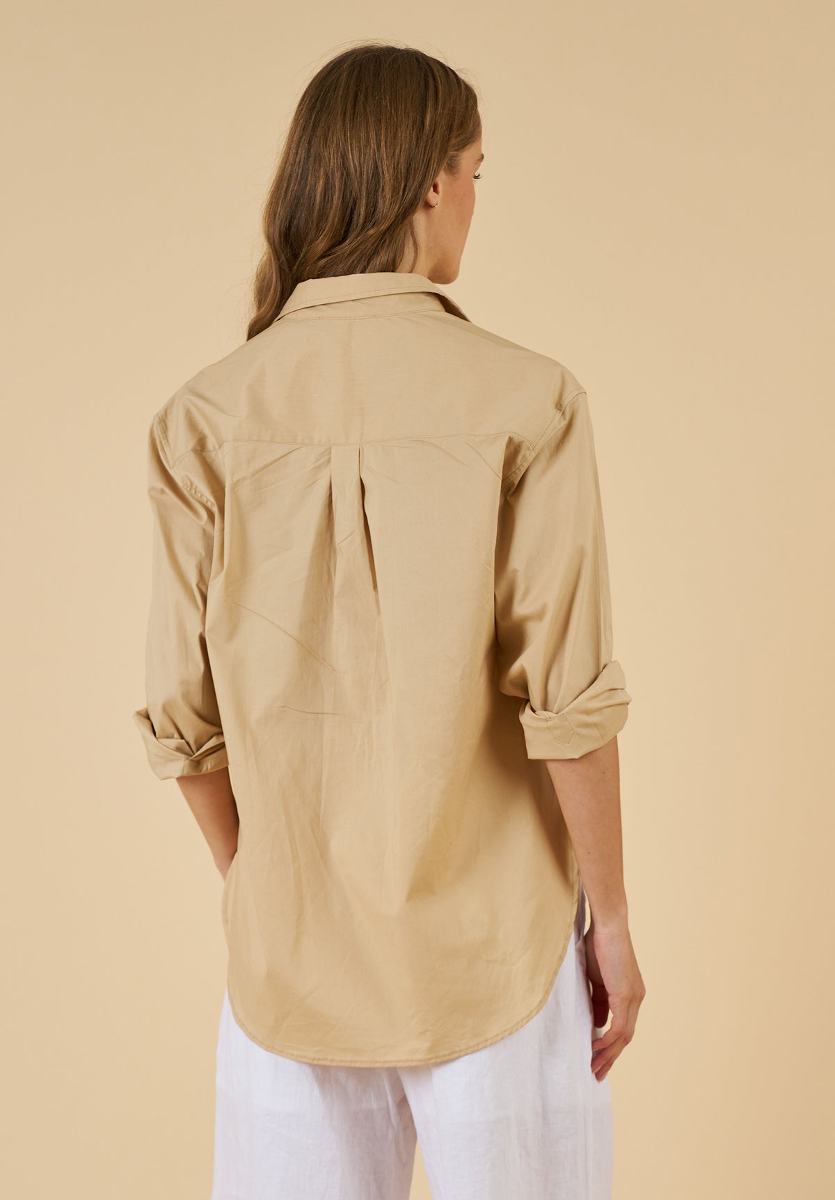 Poppy Caramel Oversized Shirt
