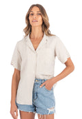 Revere Natural SS Linen T-shirt