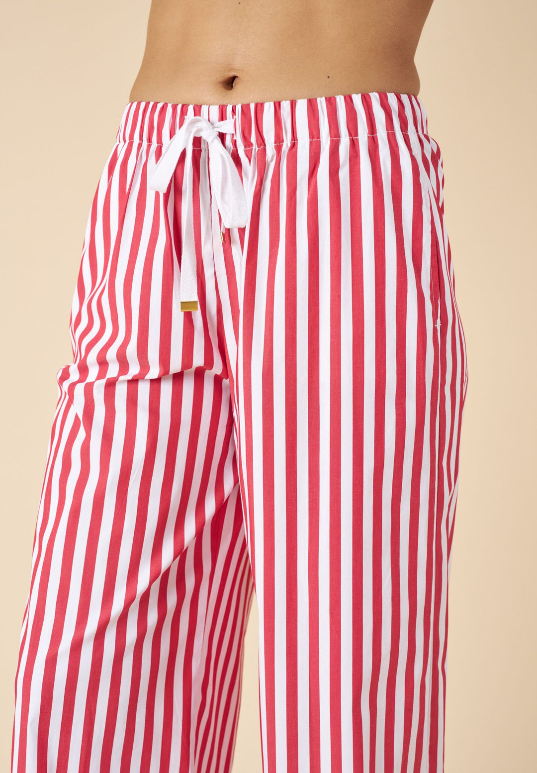 Palazzo Red Stripes Pants