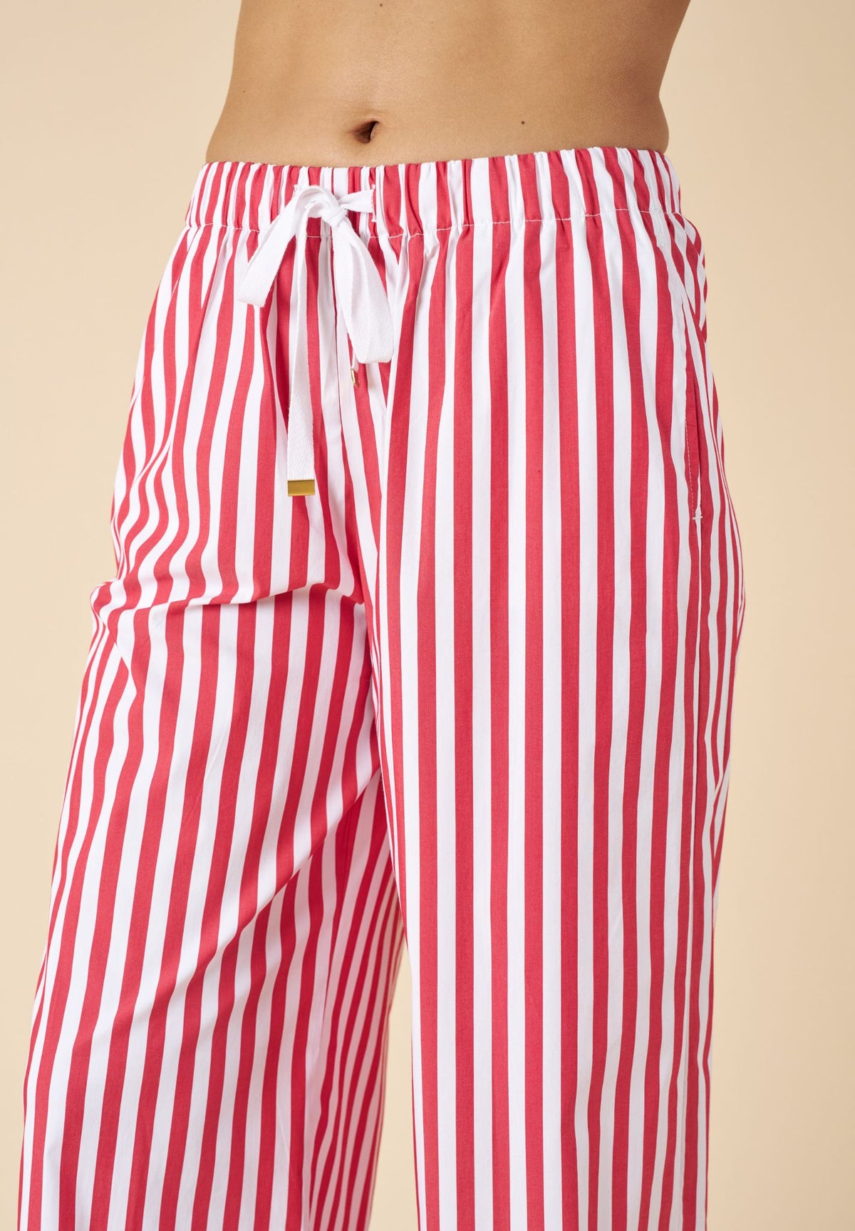 Palazzo Red Stripes Pants