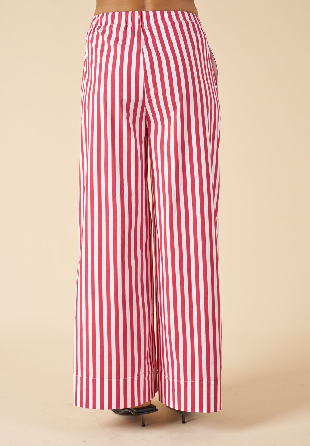 Palazzo Red Stripes Pants