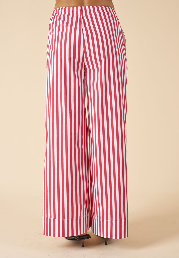 Palazzo Red Stripes Pants