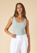 Ribella Tank Sage Cotton Top