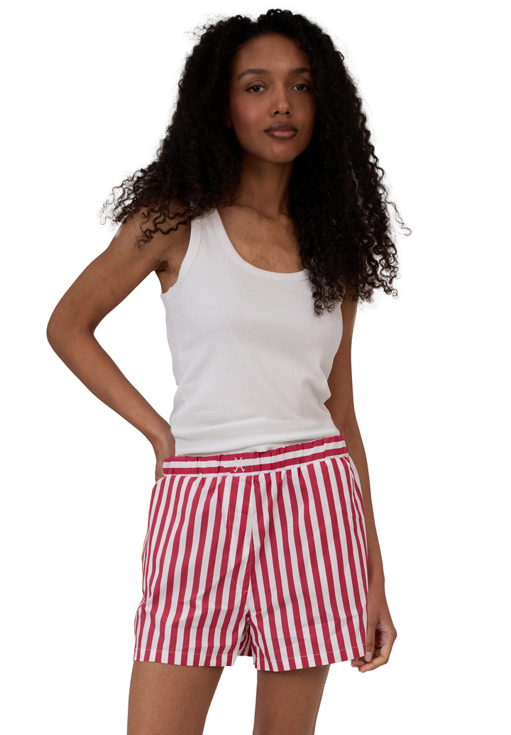 Shoshana Red Stripes Shorts