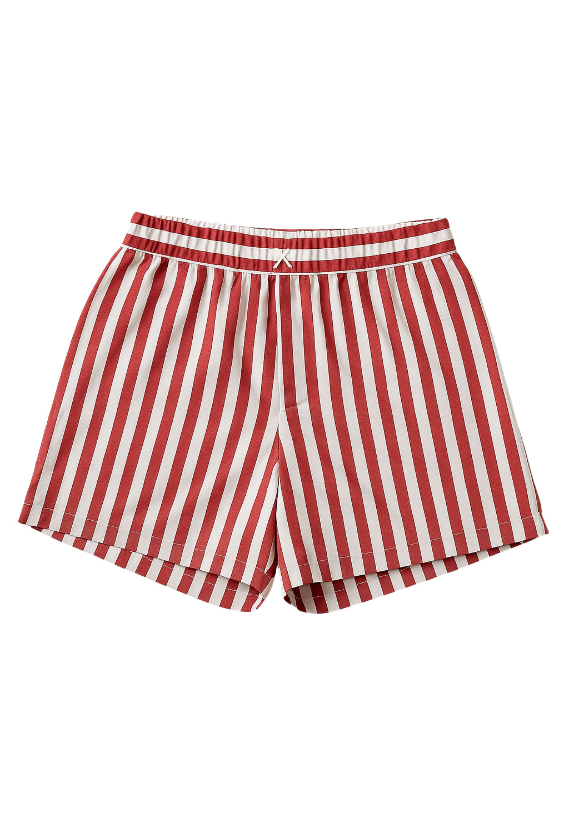 Shoshana Red Stripes Shorts