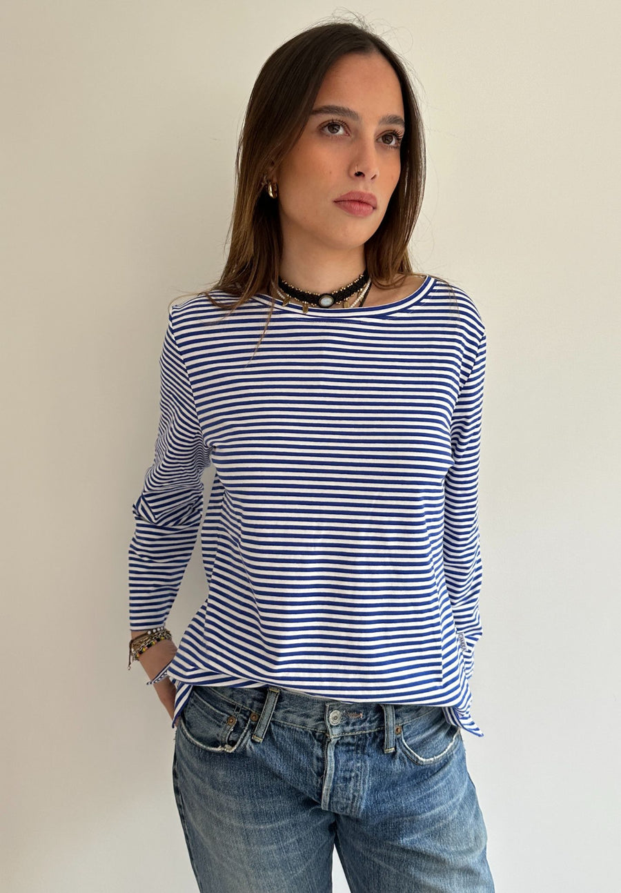 Cassiopeia Leanna shirt blue stripe main image 1