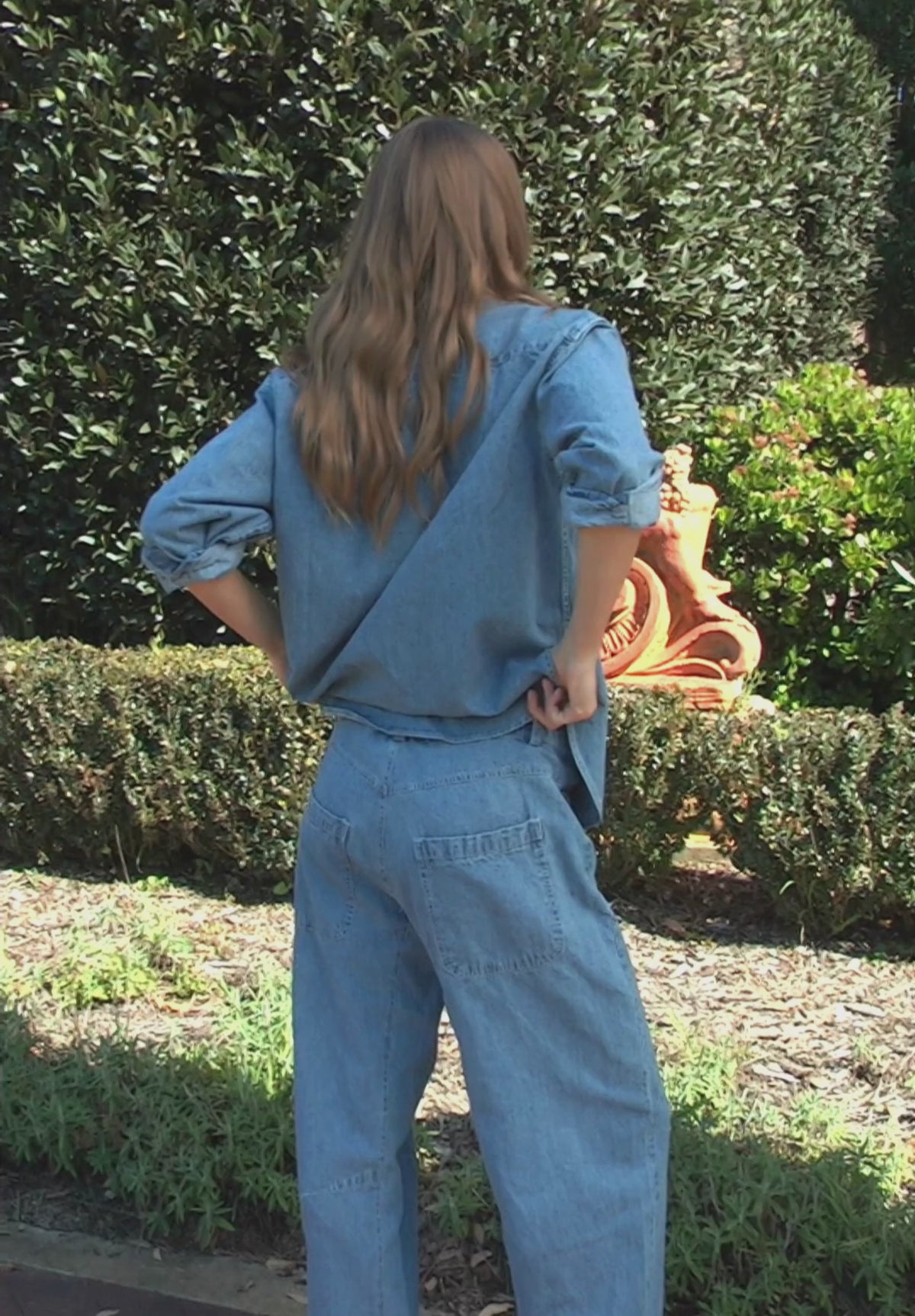 Aosta Linen Denim Pants