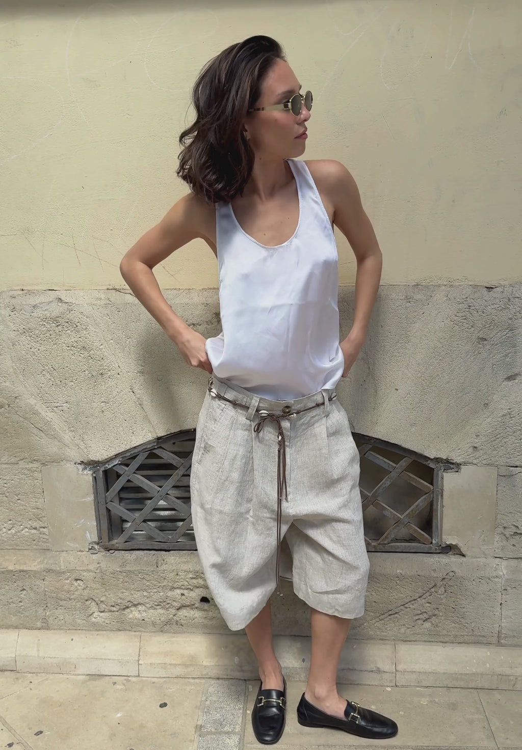 Lulu-Silk Racer White