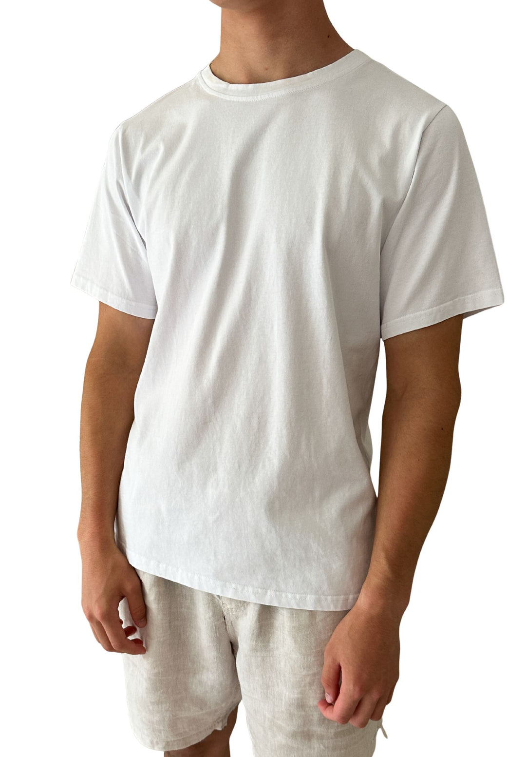 ATeesha White Cotton T-Shirt