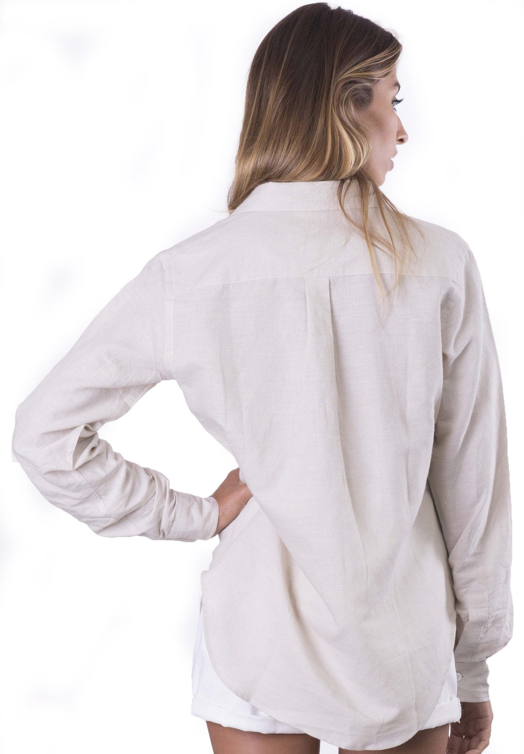 Iris Desert, Relaxed Linen Shirt