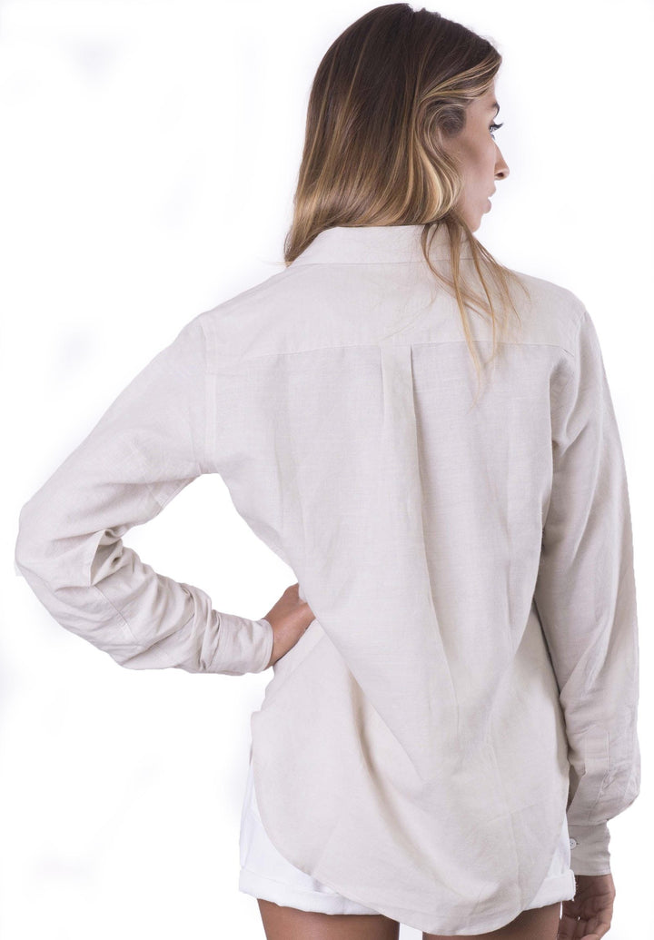 Iris Desert, Relaxed Linen Shirt