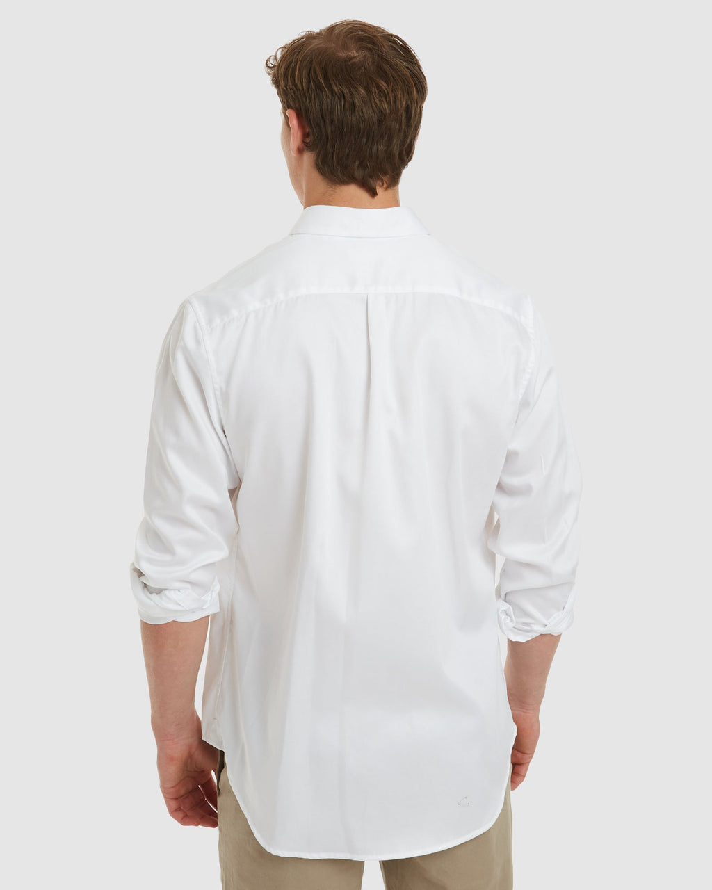 London-Casual Formal White Non Iron Cotton Shirt